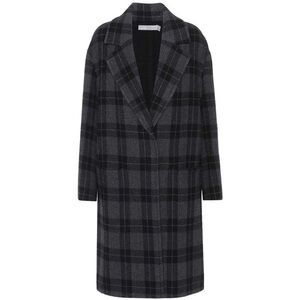 Vince Check Plaid Melton Coat XS
